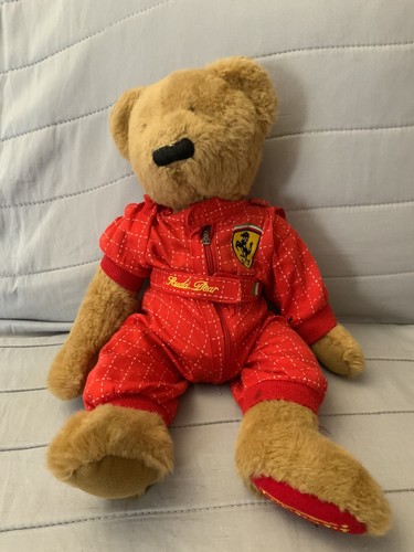 Pupazzo peluche orso ferrari - pupazzo,