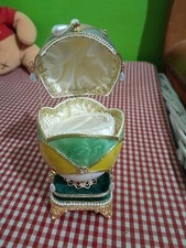 portagioie porta anello uovo carillon vintage funzionante