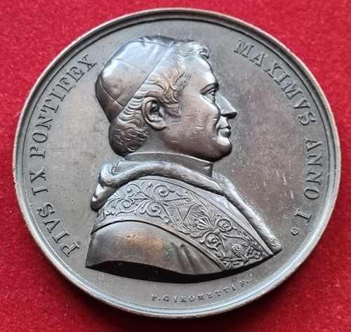 Medaglia stato pontificio - medaglia,
