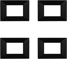 4 Pezzi Placche Compatibile Con Bticino Axolute, Placche Plastica Quadrata, Stil