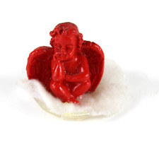 Miniatura Angelo Rosso con ali