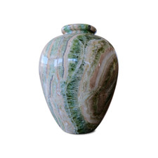 Vaso in Onice Verde Scultura