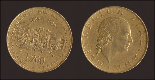 200 lire 1989 - 1989, arsenale
