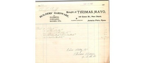 1901 thomas mayo costruttori - 1901,