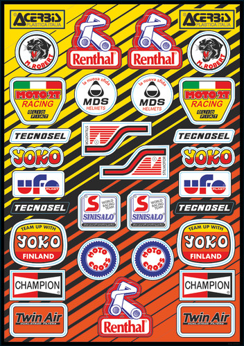 Kit adesivi loghi - , sponsor