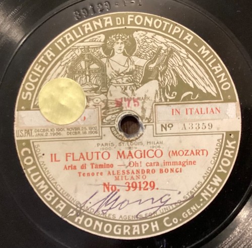 Alessandro bonci 78 rpm - bonci,