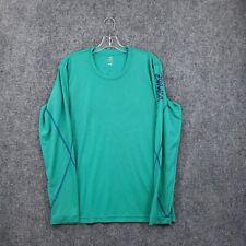 Zumba T-Shirt Uomo M Verde Medio Staff Manica Lunga Pullover Allenamento Activewear