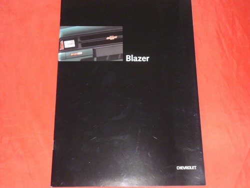 Chevrolet blazer depliant - blazer, s-10