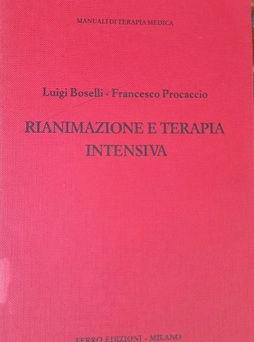 Rianimazione terapia - e,
