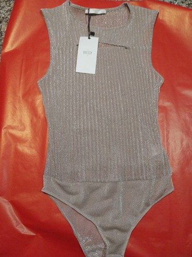 Body donna rosà lurex - body,