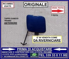 TAPPO PLASTICA GANCIO TRAINO PARAURTI ANTERIORE usato FIAT PANDA 2 169 2003-2012