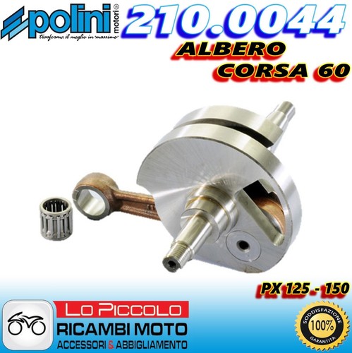 210 0044 albero motore polini - 210.0044,