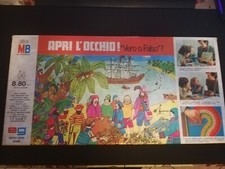 Gioco di società vintage - APRI L'OCCHIO! Vero o Falso?