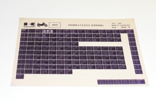 Microfiche catalogo ricambi - catalogo,