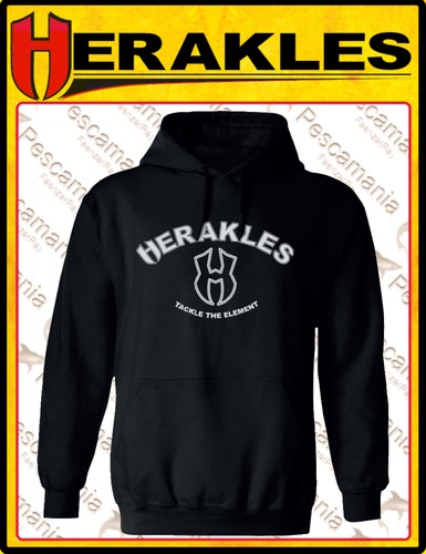 Felpa black herakles - tg.m,