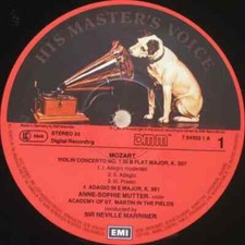 Mozart violinkonzert 1 - lp,