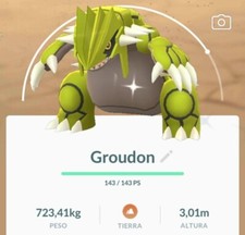✨ Shiny Groudon ✨ - P T C - 80k Stardust - Descrizione