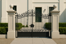 Cancello in ferro battuto h