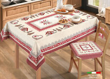 Tovaglia Centro Tavola Runner In Ciniglia Tirolese Modello Monte Bianco Made Ita