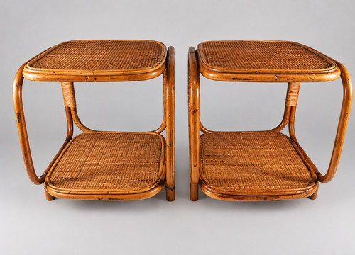 Coppia comodini vintage anni