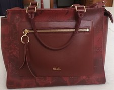 Alviero Martini 1* Classe Borsa a Mano Color Borgogna con Tracolla