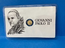 MONETA COMMEMORATIVA PAPA GIOVANNI PAOLO II  ORO 8 KT.