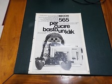 Advertising Italian Pubblicità Werbung : NECCHI 565 ( 1977 )