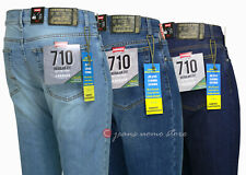 Jeans uomo New Carrera 710=Levis501 cotone denim stretch cn bottoni gamba dritta