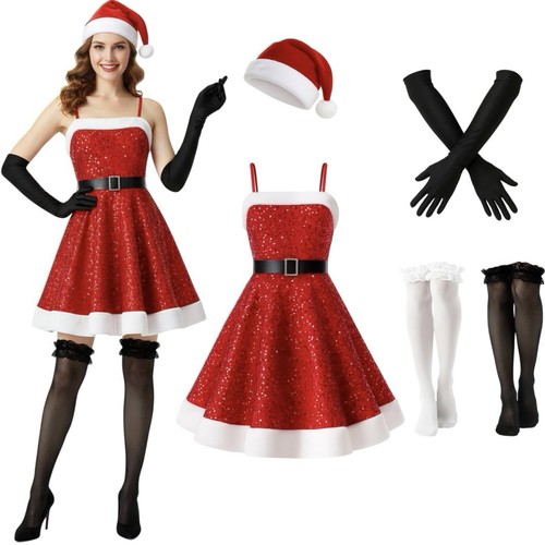 Costume signora babbo natale - costume,