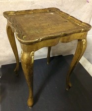 Tavolino Regency dipinto oro