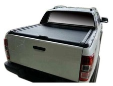 Tonneau Cover Per Fiat Fullback Cabina Doppia 2016 - 2019 Trifold Morbido Retro