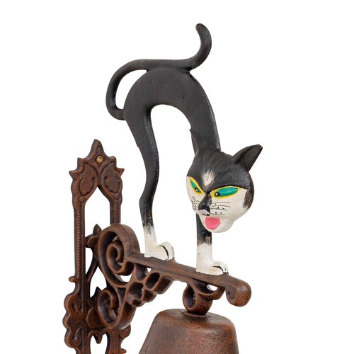 Campanello muro gatto felino - a,