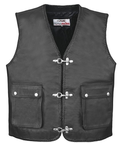 Gilet pelle per - pelle, uomo