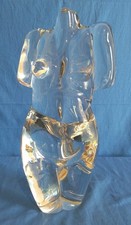 Scultura Busto Nudo Donna opera unica  Vincenzo Nason Vetro Murano firmata