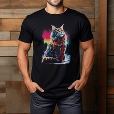 Colorful Maine Coon Cat Aurora