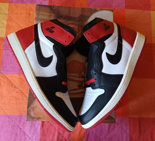 Air jordan high black toe - air, 1