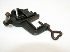 Morsetto Morsa in ferro Antico precisione-Small iron vice-Ferro a forma di cuore