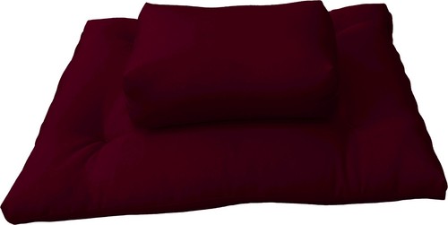 Set zabuton zafu borgogna - zabuton,
