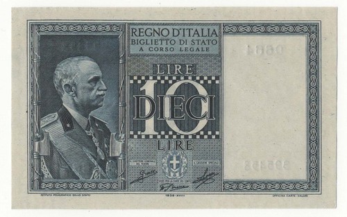 Lire biglietto stato - 10,