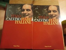 FIABE ITALIANE 2 VOLUMI di ITALO CALVINO, ed CDE COPERTINA RIGIDA