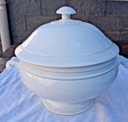 Zuppiera antica ceramica - zuppiera, in