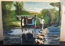 ARTE MODERNA, dipinto olio su