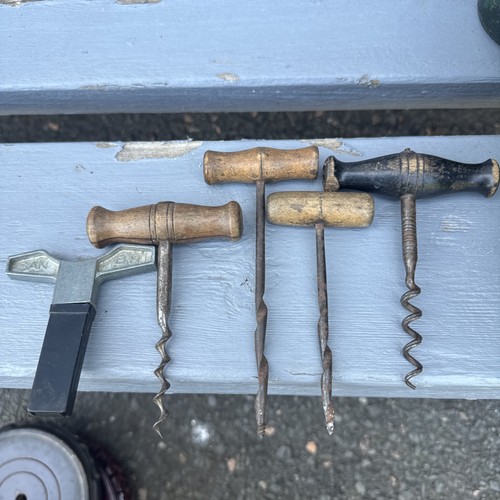 Antique corkscrews job - antique, lot
