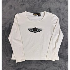 T-shirt Harley Davidson bianca