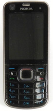 Nokia 6220 - nero e grigio (sbloccato) raro telefono internazionale - senza retro