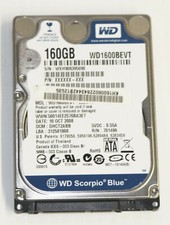 Disco rigido originale OEM 160 GB WD1600BEVT - computer portatile netbook Acer One AOA 150 ZG5