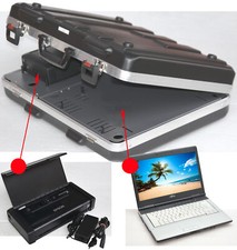 Valigia Per Notebook E Per Stampante Epson WF-100 E Canon Ip100 Ip110 Stabile