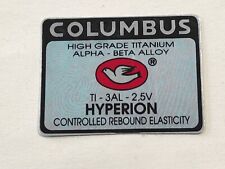 Adesivo Bici Tubi COLUMBUS