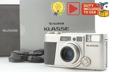 rara [inutilizzata in scatola] fotocamera Fujifilm Fuji Class argento pellicola 35 mm dal GIAPPONE