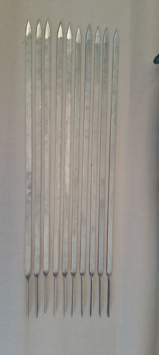 Spiedini inox 10 pezzi - inox,